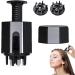 Manting Scalp Applicator Comb | Portable Scalp Massage Tool for Home & Travel | Black Scalp-Head Fluid Comb for Root Application & Relaxation - Buy Online on GoSupps.com