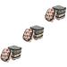 Gleavi 12 pcs storage bag cosmetic travel bag Pale travel bags wallet walls decor see bags for on the go cosmetics bag with zip container.