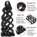 8 Packs 24 inch French Curly Braiding Hair in 1B - Pre Stretched Loose Wave Crochet Hair | Bouncy Yaki Braiding Extensions - Pack of 8 - Buy Online on GoSupps.com