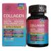 Collagen Peptides Types I II III V & X 64000 MCG 14 in 1 Biotin Keratin Hyaluronic Acid Magnesium MSM Grape Seed Vitamin A C & E Black Pepper Quercetin Folate Zinc (90 Veggie Caps)