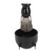 Hair beard brush Stand bowl metal holder shaving brush Stand bowl set fixed base for hairdresser hotel home dustproof clean storage