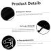 FOMIYES 4 Pcs Hair Dryer Storage Bag Black Purse Wig Black Jewelry Storage Organizer Grocery Bag Drawstring - Buy Online on GoSupps.com