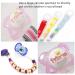 10 Pack Baby Silicone Ring Pacifier Holder - Transparent Adapter & Clip for Infant Pacifiers - Buy Online on GoSupps.com