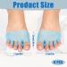 3 Pairs Toe Spacers - Soft Silicone Toe Correctors for Men & Women | Breathable Foot Pads for Overlapping Toes Protection - Buy Online on GoSupps.com