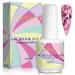 Saviland Nail Foil Glue - 15ml Nail Foil for Foil Transfer Gel, Nail Foil Sheets on Gel Nail Polish, Acrylic Nail Kit, Glue Transfer Soak-Off U V LED Gel for Home DIY Manicure Decoration or Nail Salon