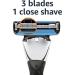 Amazon Basics Men's MotionSphere Razor with Dual Lubrication Handle & 2 Cartridges - 3 Piece Set - Buy Online on GoSupps.com