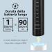 Sonic Electric Toothbrush for Adults - Rechargeable 4 Brush Heads 90 Days Use Portable Black - International Shipping Available - Buy Online on GoSupps.com