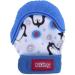 Nuby Soothing Teething Mitten 2 Pack with Hygienic Travel Bag - Blue - Buy Online on GoSupps.com