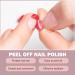 White Nail Polish Peel Off Nail Polish Quick Dry Nail Varnish Water Based & Non Toxic Eco-friendly Nail Lacquer Pure White Nail Varnish for Nail Art DIY At Home Manicure - Buy Online on GoSupps.com
