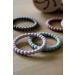 ohlivia Janne Teething Ring Set of 3 - Dusty Ros Mystic Lilac & Cosmic Latte | Safe Stylish Teething Solution for Girls - International Shipping Available - Buy Online on GoSupps.com