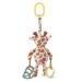 Apricot Lamb Baby Stroller Activity Toy with Giraffe Character, Rattle Sound & Soft Teether - 8.5 Inches - Buy Online on GoSupps.com