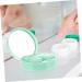 JECOMPRIS Travel Contact Lens Kit - Includes Container Solution & Case - Eye Protection - Portable Green Set (7.5x7.5x2.8cm) - Perfect for Colored Lenses - Buy Online on GoSupps.com