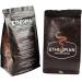 Ethiopian Organic Coffee Ground Beans - Freshly Roasted Dark Roast 250g | Premium Limu Arabica Beans from Ethiopia | Artisanal UK Roasting | Freshness Sealed for Vibrant Flavors! - Buy Online on GoSupps.com