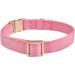 YUDOTE Ultra-Soft Natural Cotton Dog Collar for Medium Dogs with Sensitive Skin - Pink M (1 Pack) - Buy Online on GoSupps.com