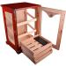 MOLVUS Cigar Box Cigar Cabinet-Cigar Humidifier Three-Layer Box Large Capacity Cigar Box Cigar Moisturizing Cabinet Decorative Box - Buy Online on GoSupps.com