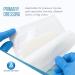 Dynarex DynaGinate Calcium Alginate Wound Dressing - Sterile Non-Stick Pads for High Exuding Cuts - 4x8 Box of 5 - International Shipping - Buy Online on GoSupps.com