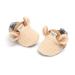 RVROVIC Baby Boys Girls Plush Winter Snow Boots Bowknot Anti Slip Warm Fleece Infant Boots Toddler Prewalkers 0-6 Months A Khaki