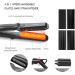 CCKEYIN 4-in-1 Crepe Iron for Hair - Ceramic Hair Straightener Curler & Crimper with Temperature Control - Multi-Style Smooth Iron in Black - Buy Online on GoSupps.com