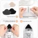 Flintronic Microfiber Heel Repair Patch - Self-Adhesive Prevention Patch for Shoes & Seats, 8 Pairs (Black, White, Dark Grey, Beige) - Large & Small Size - Buy Online on GoSupps.com