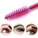 guohanfsh 50Pcs Eyelash Mascara Wands Disposable Makeup Brushes Eyebrow Applicator Cosmetic Tool Black + Rose Red - Buy Online on GoSupps.com