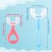 Kids U Shaped Toothbrush 4 Pack - Soft Silicone Head - Age 2-6 - 360 Degree Oral Cleaning - Toddlers & Children - Buy Online on GoSupps.com