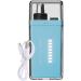 Nose Hair Removal | Rechargeable Nasal Hair Trimmer Portable Nose Trimmer Waterproof Eyebrow Trimmer for Hygienic Grooming & Easy Cleaning Blue - Buy Online on GoSupps.com