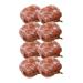 Pure Natural Himalayan Salt Horse Licks Organic Pink Crystal 2-2.5kg each approx with Hanging Rope 8 Count (Pack of 1)