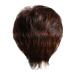 Wig Women Short Brown Brazilian Wavy Curly Women Synthetic Cosplay Hair 50s 60s 70s 80s