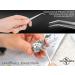 Curved Stainless Steel Tweezers with Guide Pin - 15 cm | Precision Tools for International Shipping - Buy Online on GoSupps.com