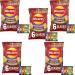 05 x Walkers Classic Variety Multipack Crisps 6x25g - Cheese & Onion Ready Salted & Salt & Vinega Flavoured Potato Chips | 30 mini Bags - Buy Online on GoSupps.com
