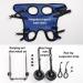 Adjustable Dog Wheelchair for Back Legs Small Dog Wheel-Chair Dog Wheelchair Trolley Disability Dog Wheelchair Back Leg Rehabilitation Aid for Small Dogs X-Small - Buy Online on GoSupps.com
