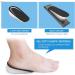 Uraqt Height Increase Insoles - 2 Pairs Comfortable Black Shoe Inserts for Men - Invisible 2.5cm Lift with Shock Absorption - Buy Online on GoSupps.com