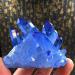 Natural Crystal Rough Natural Quartz Crystal 1pcs 70-100g Special Small Pieces of Natural Blue Crystal Cluster of raw Stone degaussing Home Office Decor - Buy Online on GoSupps.com