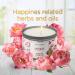MAGNIFICENT101 Flower Intention Smudge Candle - Banish Negative Energy, Purify & Heal with Peony Scent - 6oz Soy Wax Tin Candle - Buy Online on GoSupps.com