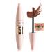 Lestpola Brown mascara for volume and length waterproof fiber mascara long-lasting and clump-free smudge-proof extra-long lashes volume and definition eye makeup gifts
