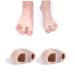 2pcs Bunion Toe Separators for Overlapping Toes  Gel Toe Spacers with 2 Loops for Feet  Toe Separators Bunion Corrector for Women Men