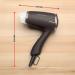 Proficare Compact Hair Dryer 1400W Foldable Travel Hair Dryer with 2 Power Levels & Cold Shot Overheat Protection PC-HT 3009 Brown Bronze - Buy Online on GoSupps.com