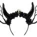 amangul Evil Horn Branch Headband for Adult Cosplay Costume Flower Hairhoop Halloween Party Gothic Festival Tiaras Hairpieces(Section B) - Buy Online on GoSupps.com
