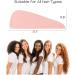 LTBL Microfiber Hair Cloth Wrap - Large Double-Layer Fast Drying Towel for Women - Thickened Hair Drying Towels with Button in Rose & Light Pink - Buy Online on GoSupps.com