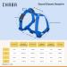 Chaba Guard Dog Harness for Small & Medium Dogs - Adjustable Anti-Choke Control Lightweight & Convenient Step-In Design - Perfect for Training - Blue - Buy Online on GoSupps.com