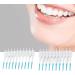 Buy 200 Pieces Interental Brush Set - Soft Silicone Head Dental Floss Portable Double-Headed Tooth Pen for Oral Care (Mint Green) - Fast International Shipping - Buy Online on GoSupps.com