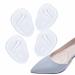 Fuspolster pads pkouvoo 2 pair silicone pads forefoot cushion gel high heels shoe pads insoles for fuss for pain relief balth cushions (transparent)