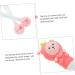 Healvian Children's Toothbrush Set - 6 Soft Bristle Cartoon Baby Brushes for Toddler Teeth Care - Pink Bear Design - Buy Online on GoSupps.com