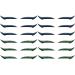 12 Pair Stick On Eyeliner Strips Stick On Glitter Eyeliner Stick On Eyeliner Glitter Double Eyelid Tape Eye Line Strip (Color : 12 Pairs-b)