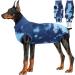 Lianzimau Dogebody after op castration male body for dogs after op body dog bitch dog dividers wound protective suits for dogs surge suit pet shirts l tie-dye blue