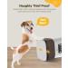Ciays Automatic Cat Feeder 5.6L - Up to 20 Portions, 4 Meals a Day, Dual Power Supply, Voice Recorder - Pet Food Dispenser for Cats & Dogs - White - Buy Online on GoSupps.com