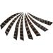 I-Sport 50pcs Turkey Feather Fletching 4''/5'' Right Wing Arrow Vanes for Wooden Bamboo Arrows - 5 Inches - Buy Online on GoSupps.com