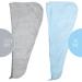 ForPro Professional Microfiber Hair Towel Wrap - 2 Pack Quick Dry Turban for Women | Cool Grey & Sky Blue | Premium Quality Fast Drying International Shipping - Buy Online on GoSupps.com