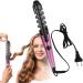 Automatic Curling Iron | Portable Curling Wand | Hair Straightener and Curler 2 in 1 Hair Curler Portable Curling Iron for Long Short Hair Pink US - Buy Online on GoSupps.com