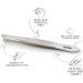 Professional Eyebrow Tweezers Slant Tip Precision Hair Tweezers Men & Women Stainless Steel Best for Plucking Chin Facial Hair 3.2"/8.3 cm - Buy Online on GoSupps.com